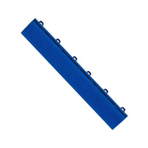 A Swisstrax Ribtrax Pro Royal Blue Looped Ramp Section on a white background